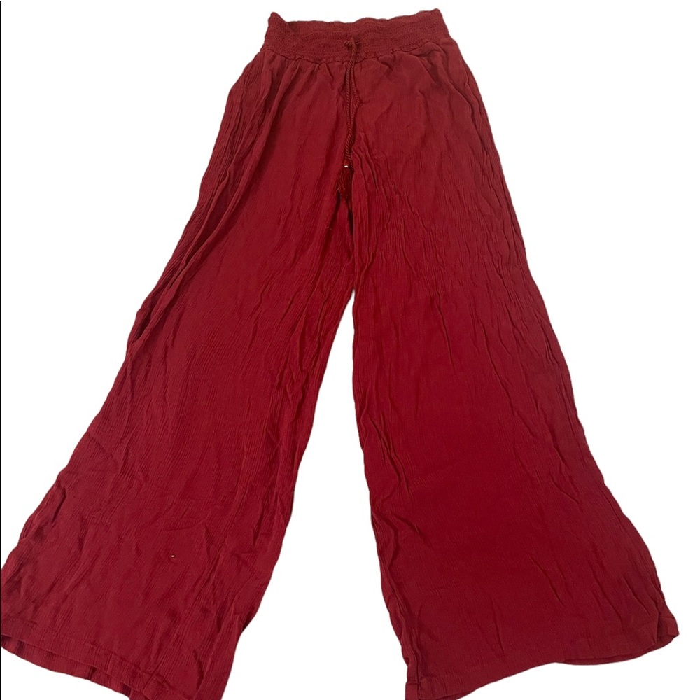 Flowy Red Pants